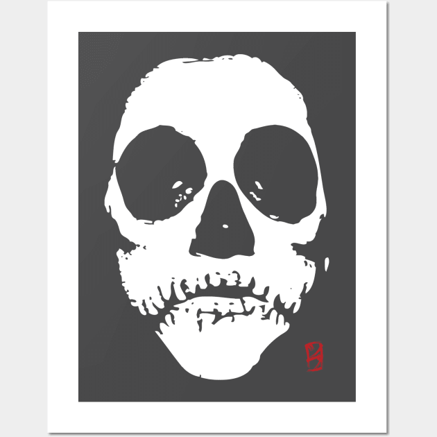 skull face Wall Art by geep44